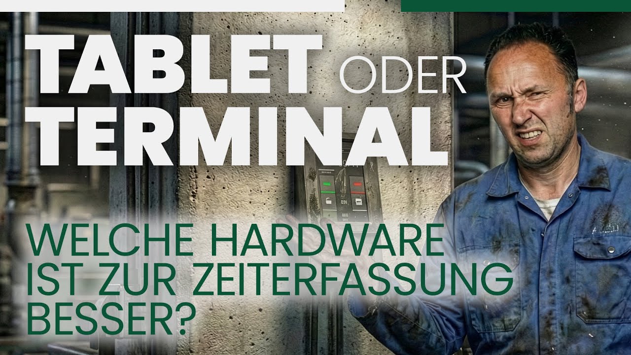 Zeiterfassung am Tablet oder Terminal: Was ist langfristig günstiger?