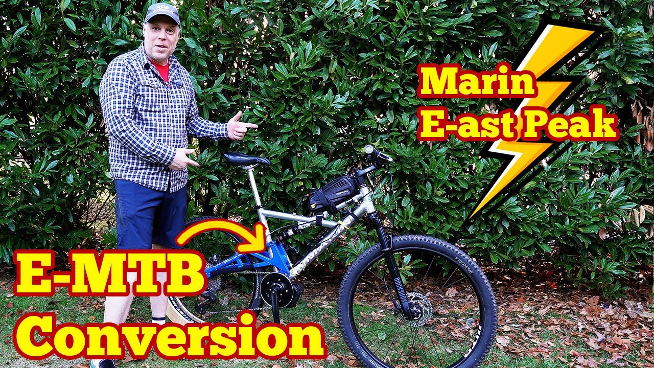 Full suspension mountain bike electric conversion