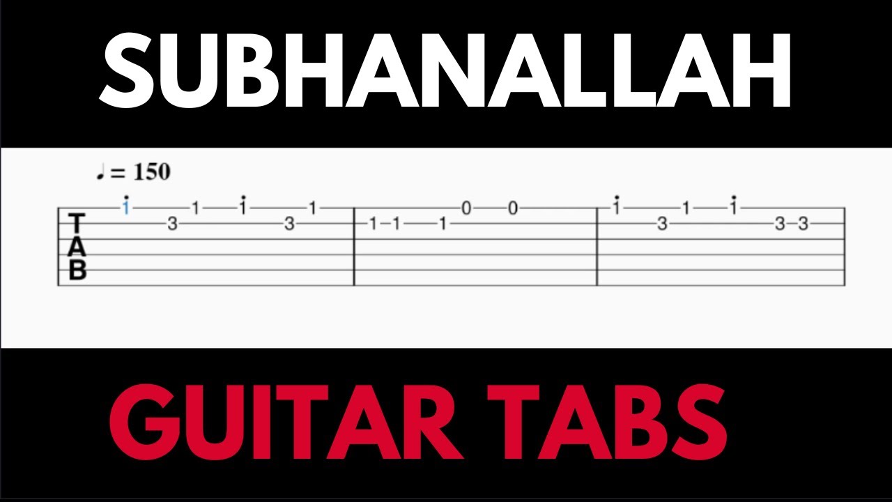 Subhanallah Guitar Tabs | Pritam | Ranbir Kapoor