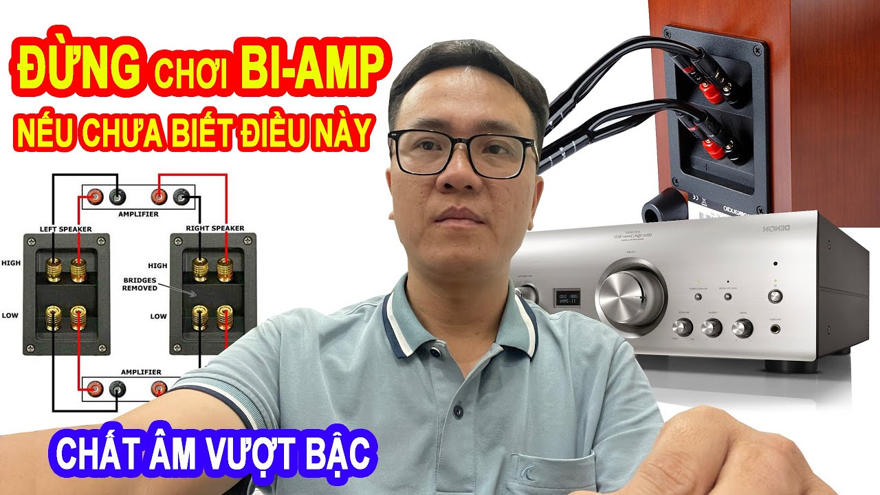 ĐỪNG CHƠI BI-AMP NẾU CHƯA BIẾT ĐIỀU NÀY Thực Hư Về Cách Chơi Bi-Amp Của Người Tây và Hướng dẫn