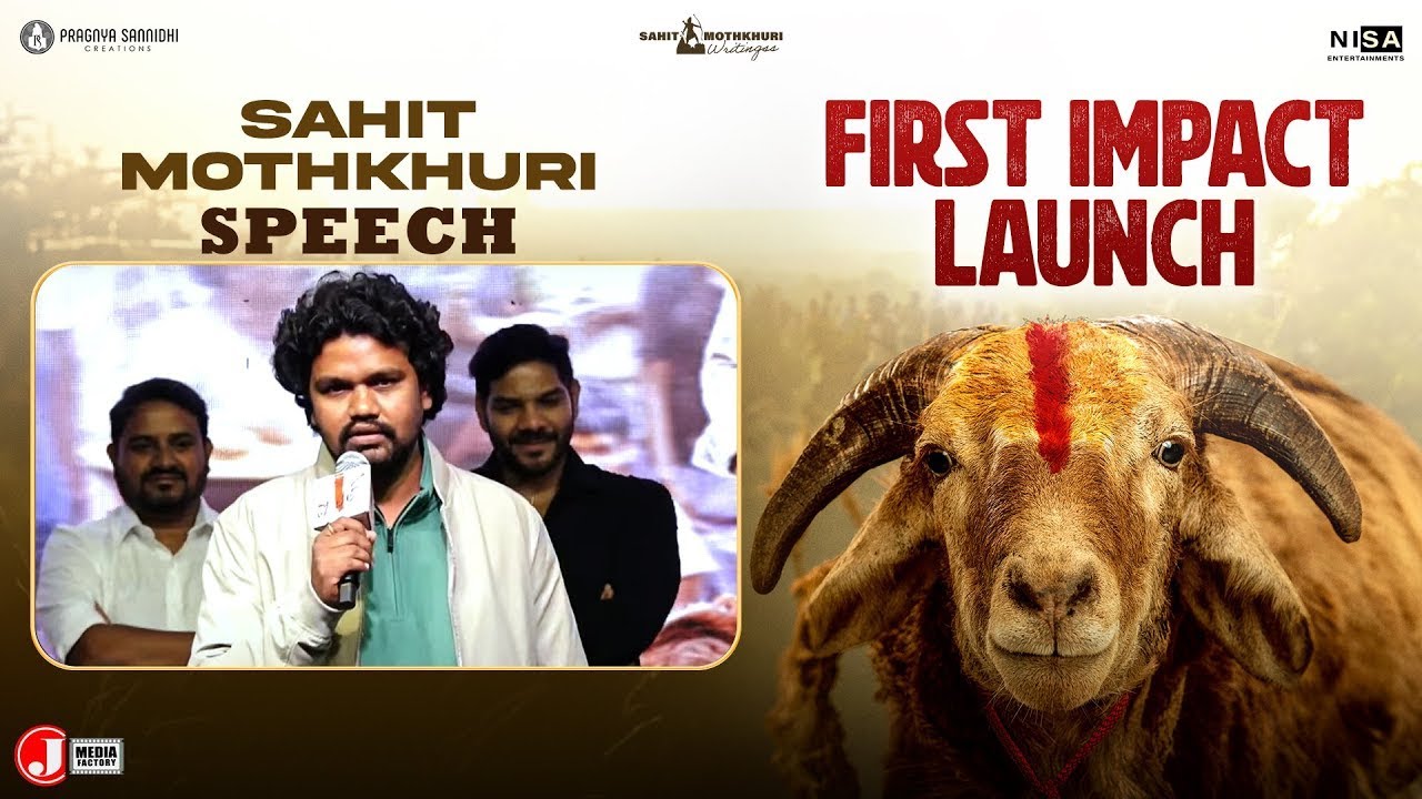 Director Sahit Mothkhuri Speech | Pottel First Impact Launch Event | Yuva Chandraa | Ananya Nagalla