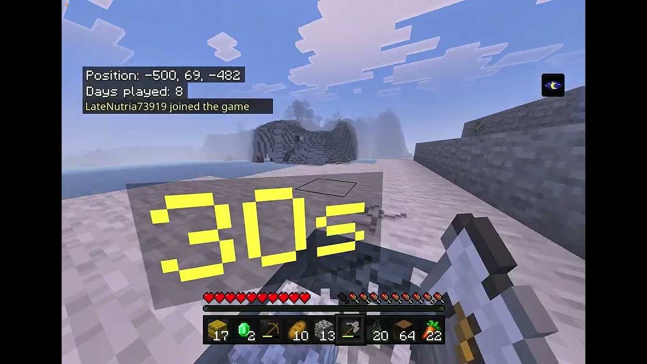 بدايه سيرفر صراع الوقت #1.   #minecraft 
