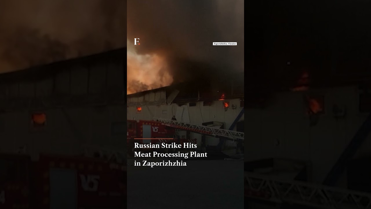 Russian Strike Hits Meat Processing Plant in Zaporizhzhia | Firstpost News | N18G