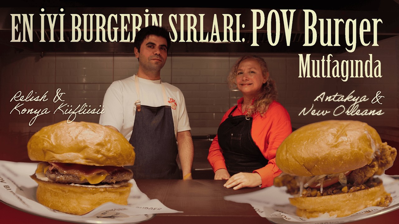 POV Burger Mutfağına Girdik ŞEFİN GİZLİ Tarifi ve ANTAKYA Füzyonu | Mozaik Tatlar