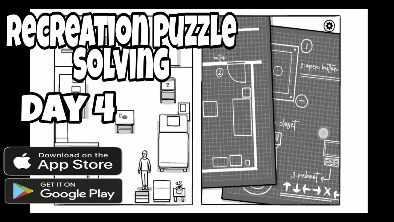 Recreation Puzzle Solving Day 4 (The white Door Gameplay)