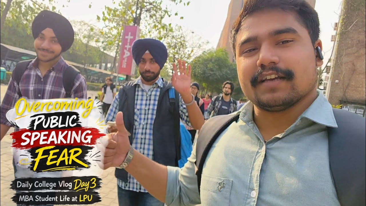 Public Speaking Fear Challenge – Day 3 | Am I Improving? #collegelife #minivlog #collegevlog