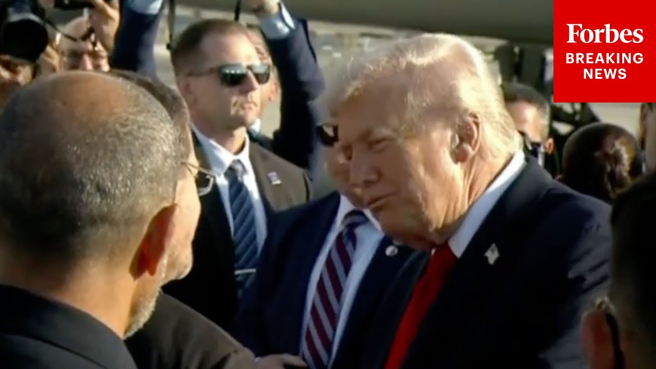 JUST IN: Trump Departs Tel Aviv, Israel, On Air Force One, En Route To Sharm El Sheikh, Egypt