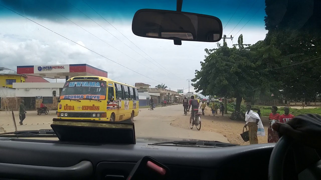 RUMONGE CITY  DRIVING AROUND BURUNDI