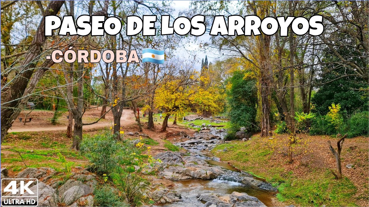 【4K】Descubrí PASEO de los ARROYOS - Villa General Belgrano | CÓRDOBA - Walking Tour
