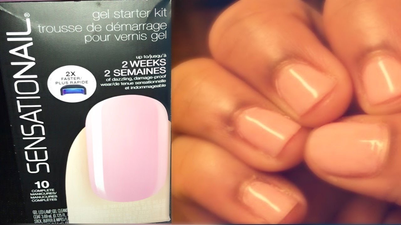 Sensationail Gel Starter Kit (With UV Lamp) Review | DiY Gel Manicure