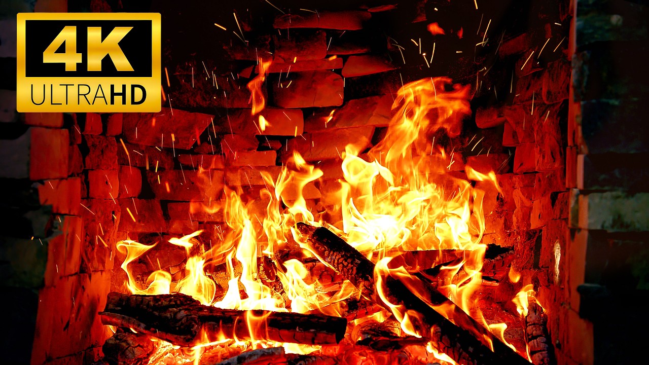 🔥 Perfect Fireplace for Valentine’s Holiday 🔥 Relaxing Fireplace with Crackling Fire Sounds