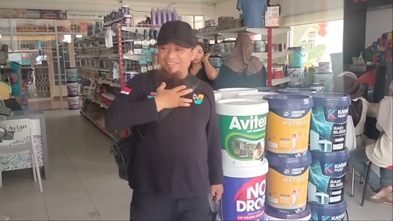 CAT DINDING DAN PINTU KMR MANDI UTK PONPES RMW//PART 94.MINGGU,15 PEBRUARI 2026.