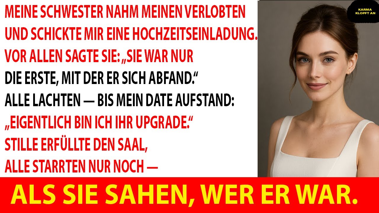 Meine Schwester stahl meinen Verlobten und lud mich zur Hochzeit ein – doch bei der Zeremonie…
