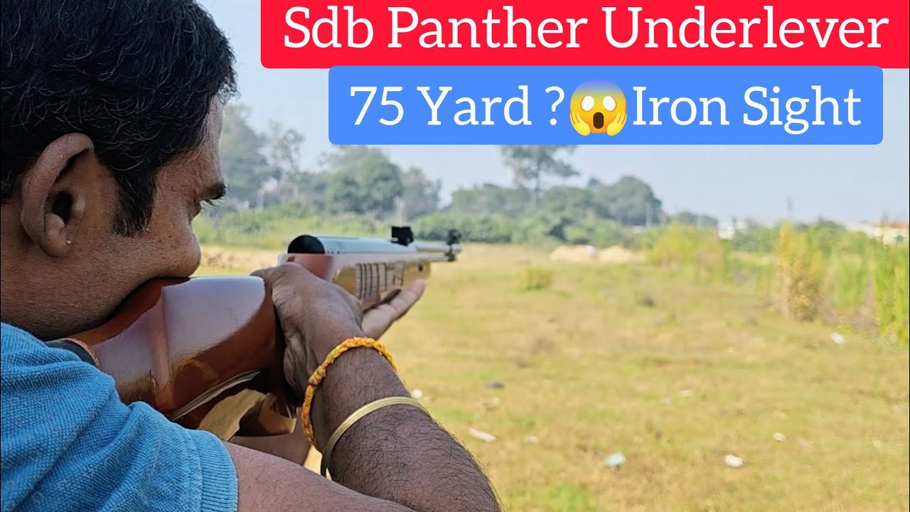 75 Yard Shoot Sdb Panther Air Rifle👍