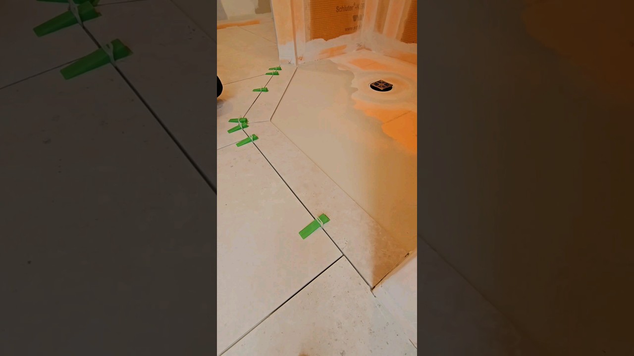 Curbless Shower floor installation 🔥