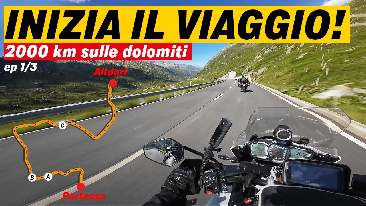 500km in SVIZZERA attraverso i Passi più belli del mondo! Ep. 1/3🇨🇭 DOLOMITI in Moto 2024