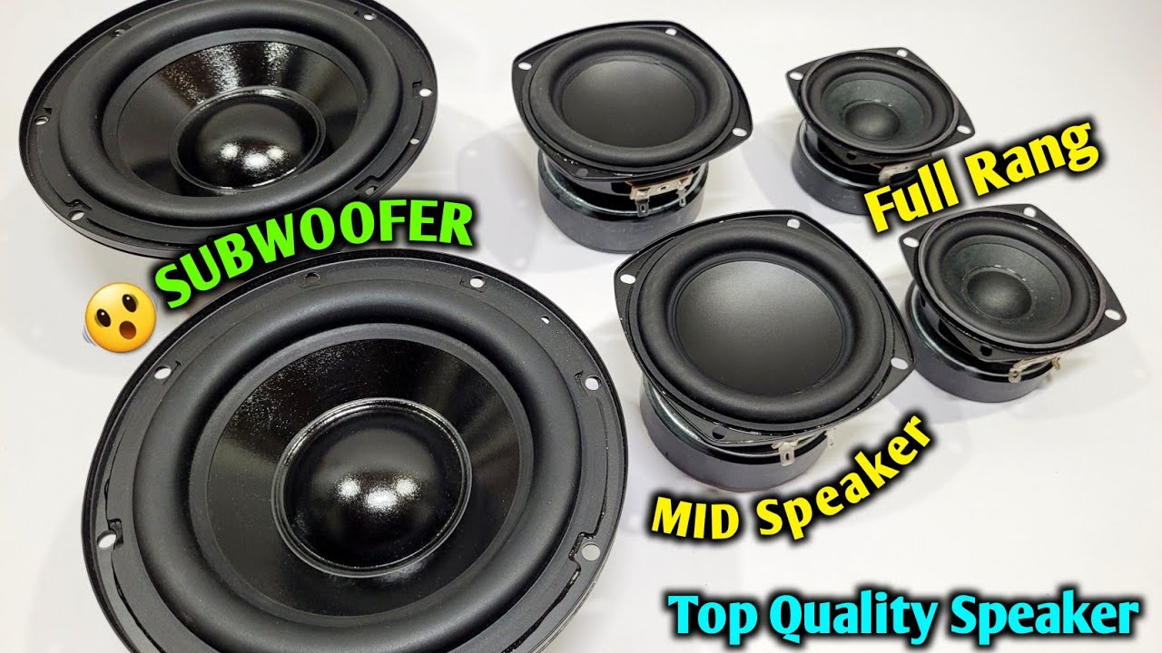 Full Range Mid Rang And Subwoofer Top Quality speaker Collection | You Like Electronic