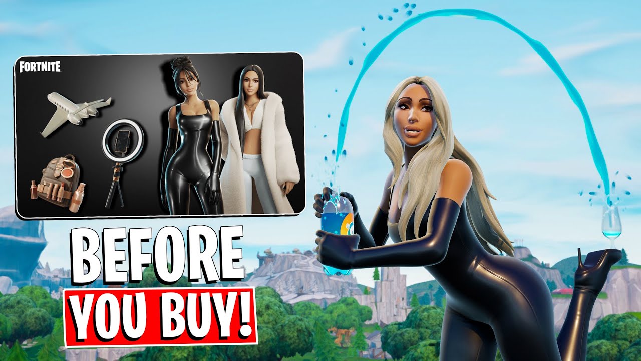 Ким Кардашьян присоединяется к Fortnite | Геймплей + Комбо | Перед покупкой!