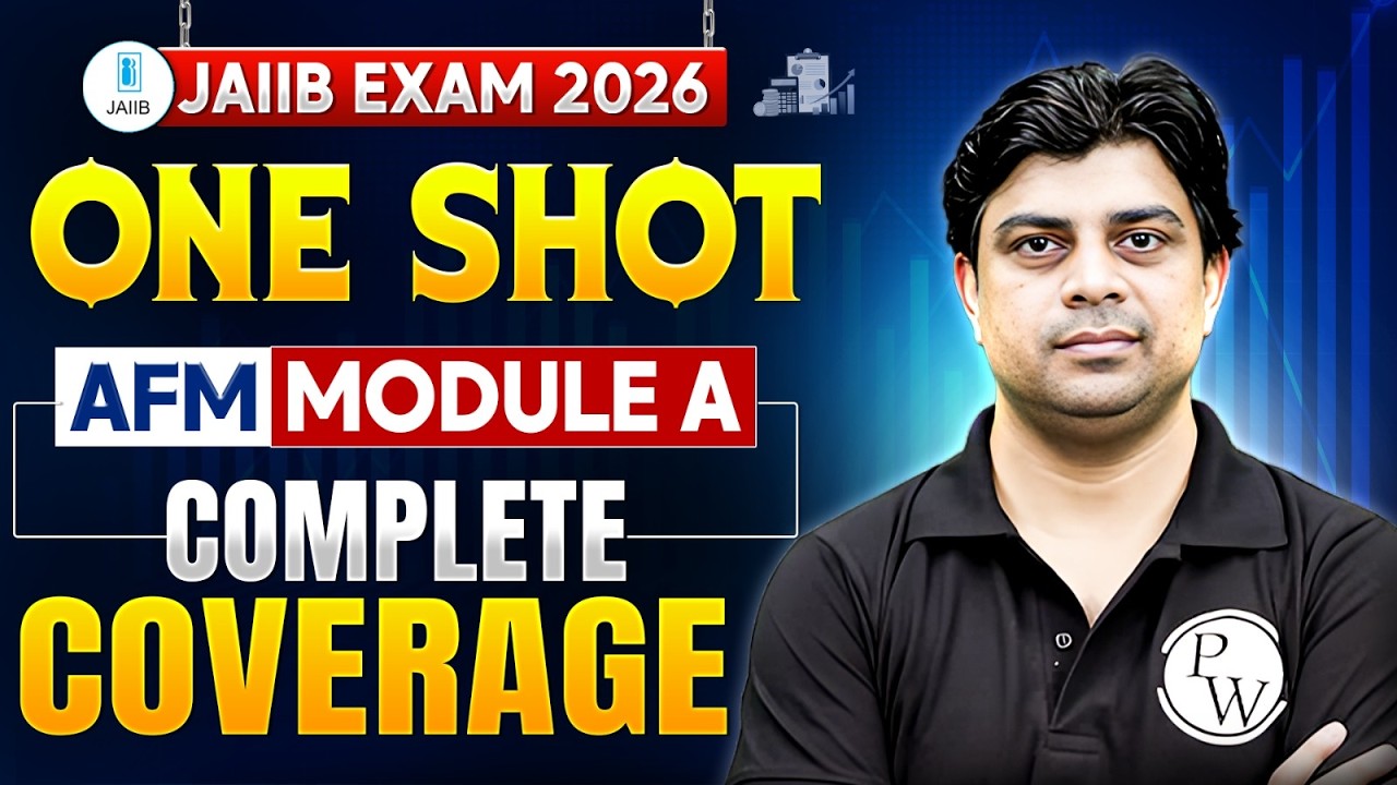 JAIIB May 2026 | JAIIB AFM Module A | JAIIB AFM One Shot | AFM Marathon | by Akhilesh Sir