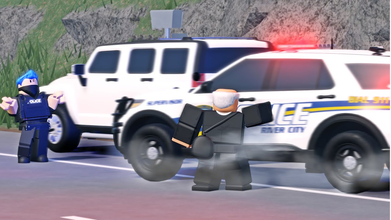 Criminal STEALS my Police Car during Traffic Stop! (ER:LC)