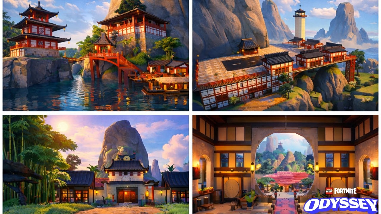 NINJAGO CITY! - Lego Fortnite Odyssey