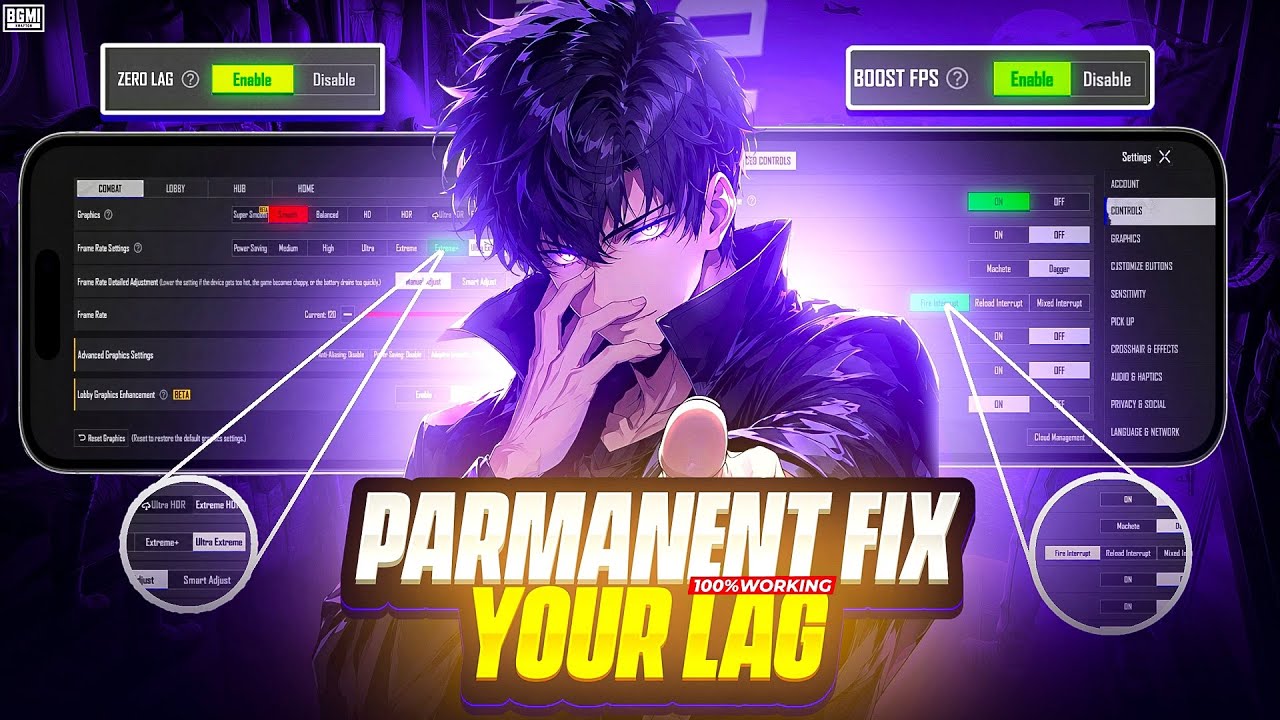 Top Secrets to Fix Lag And Ping Issues in BGMI🔥✅ (Watch Immediately)