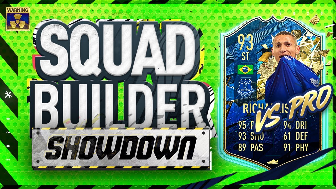 Fifa 20 Squad Builder Showdown Lockdown Edition!!! TOTS RICHARLISON VS HASHTAG HARRY