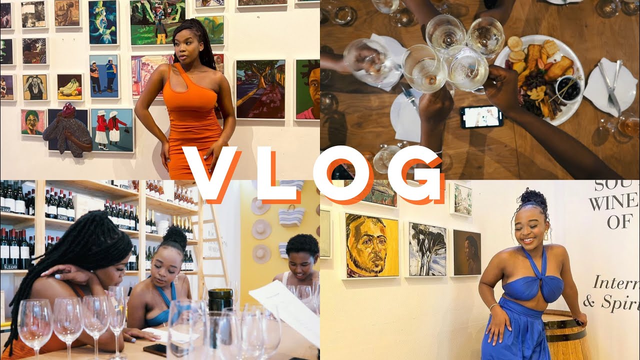 VLOG: MY SISTERS 21st + WINE TASTING IN JHB!