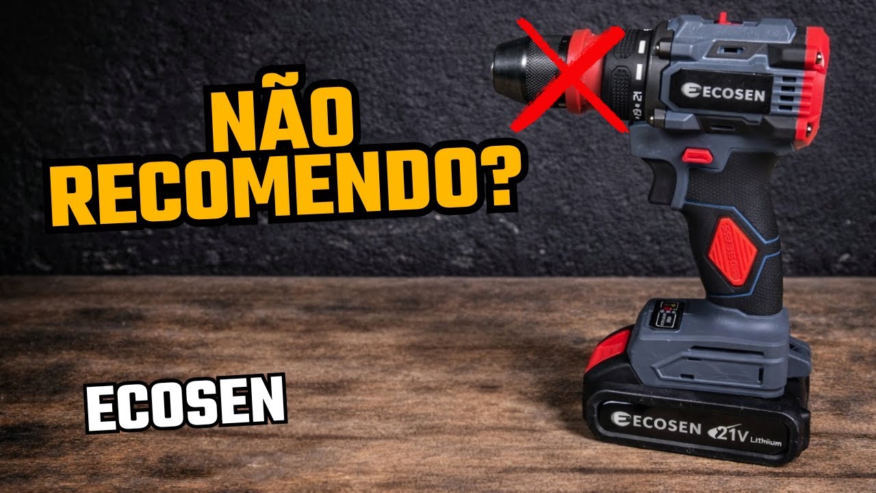 Parafusadeira ECOSEN 20V: NÃO RECOMENDO? (teste na prática)