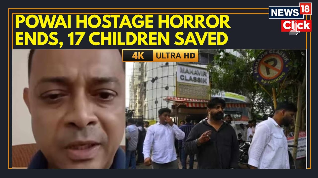 Mumbai Hostage Crisis: 17 Children Rescued from Studio | Rohit Arya Dies After Standoff | 4K