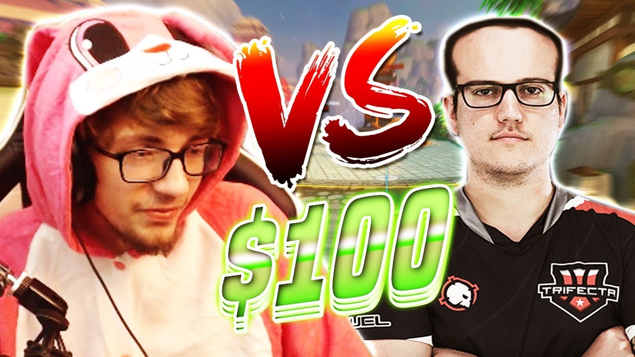 Smite: 1v1 Vs. Weak3n for $100