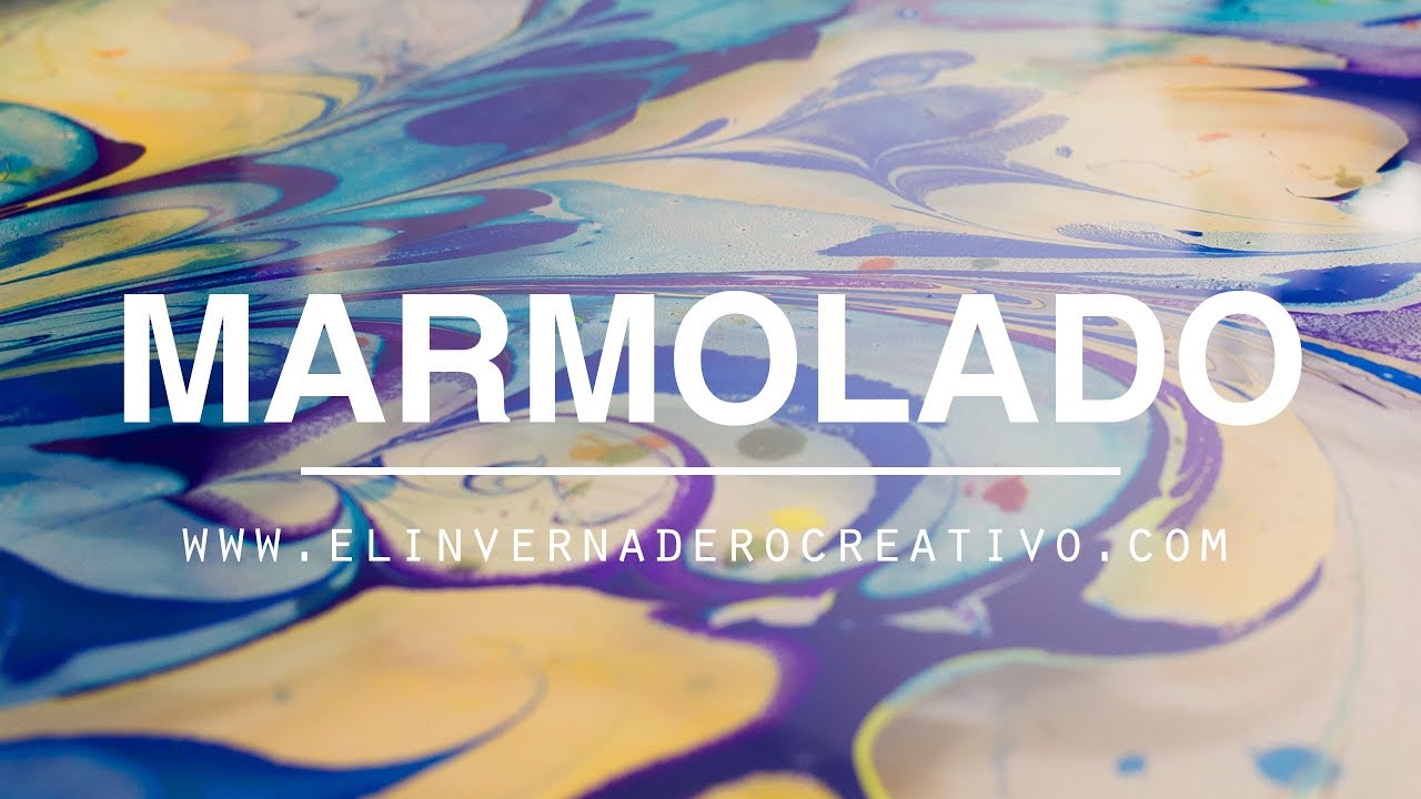 Marmolado textil - Fabric marble - El invernadero creativo