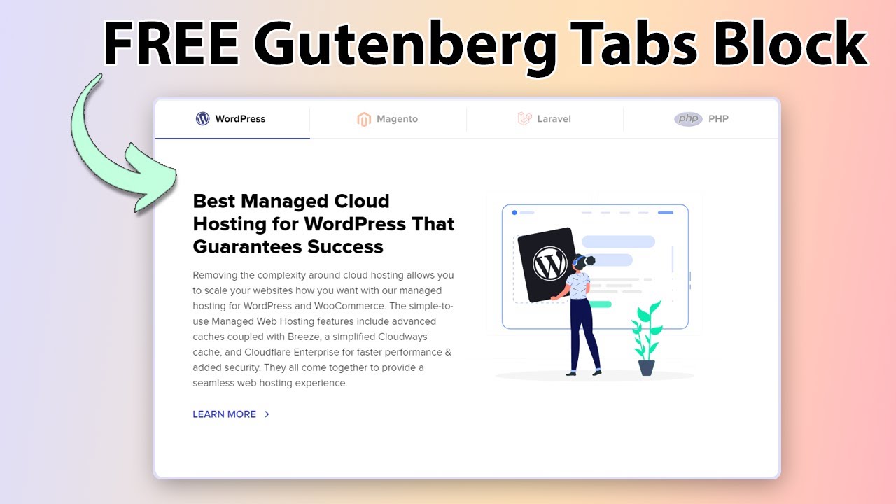 Building modern tabs (with image/icon) using Gutenberg Blocks