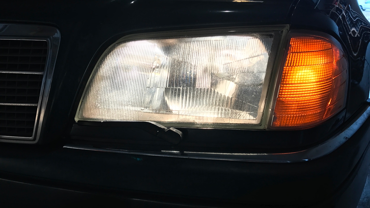 Headlight Lens Replacement Repair - Broken Glass - Mercedes W202, C-Class