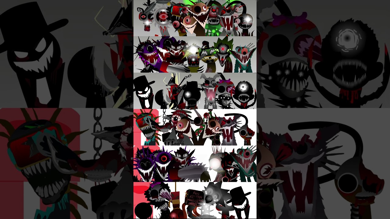 ALL! Sprunki Phase 15 vs Phase 15 Fanmade - Characters! #incredibox #sprunki #phase15 #스프런키