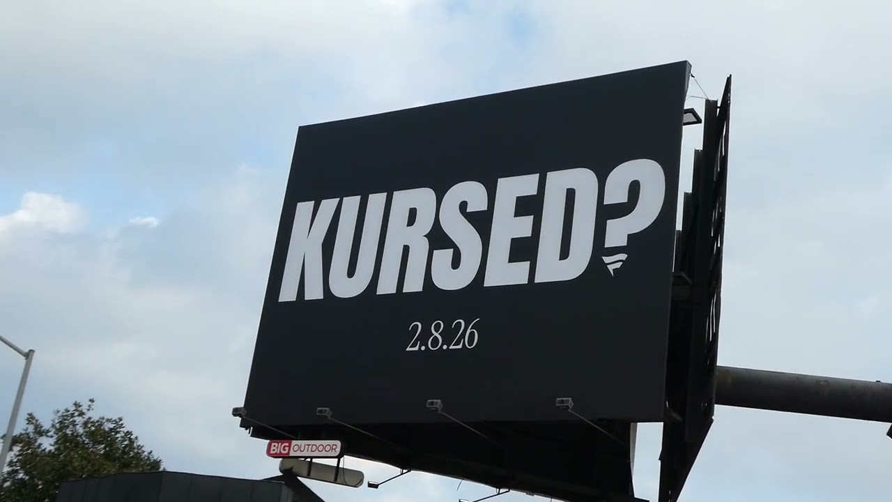 Kursed? 2-8-2026 Billboard Sunset Blvd Los Angeles California USA January 23, 2026