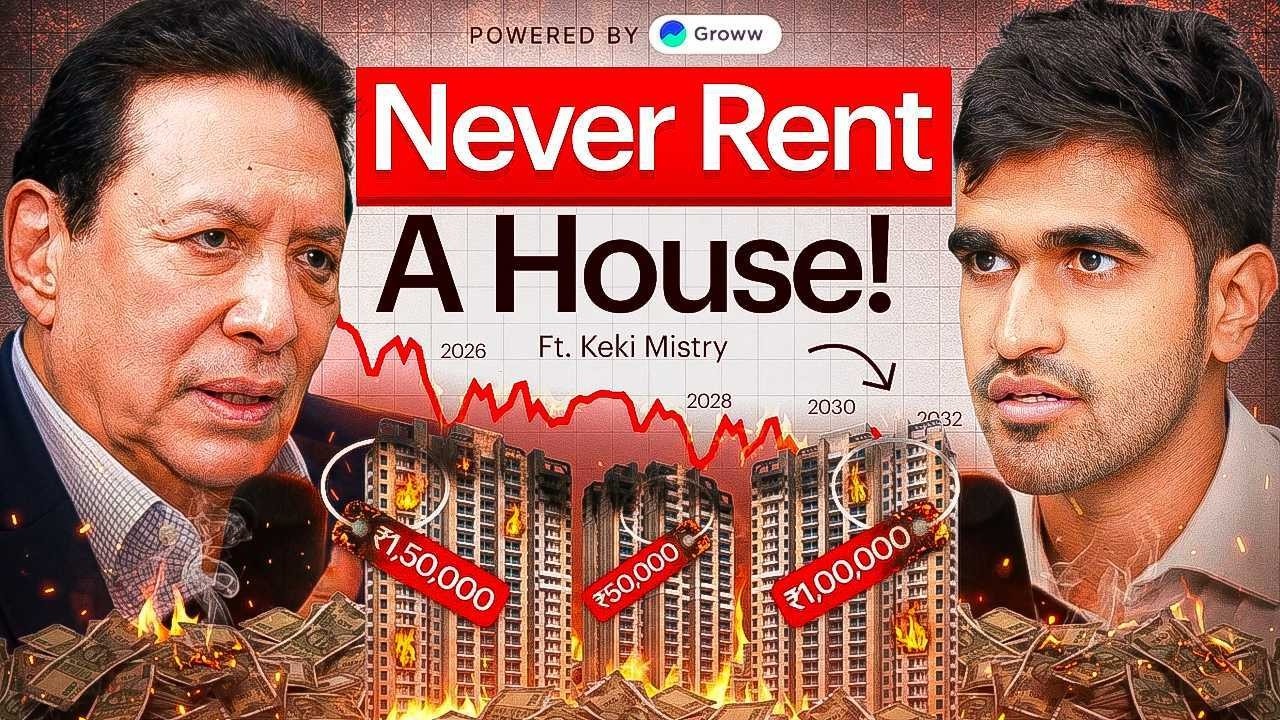 40 Years of HDFC Lessons in 45 Minutes | Keki Mistry | Kushal Lodha #362