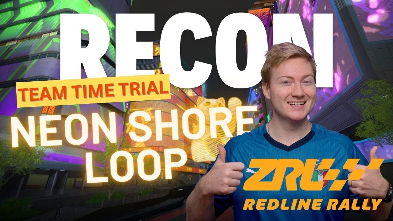 Разведка трассы Neon Shore Loop || Zwift Racing League 2026 || 3-й раунд, 1-й этап || Командная г...