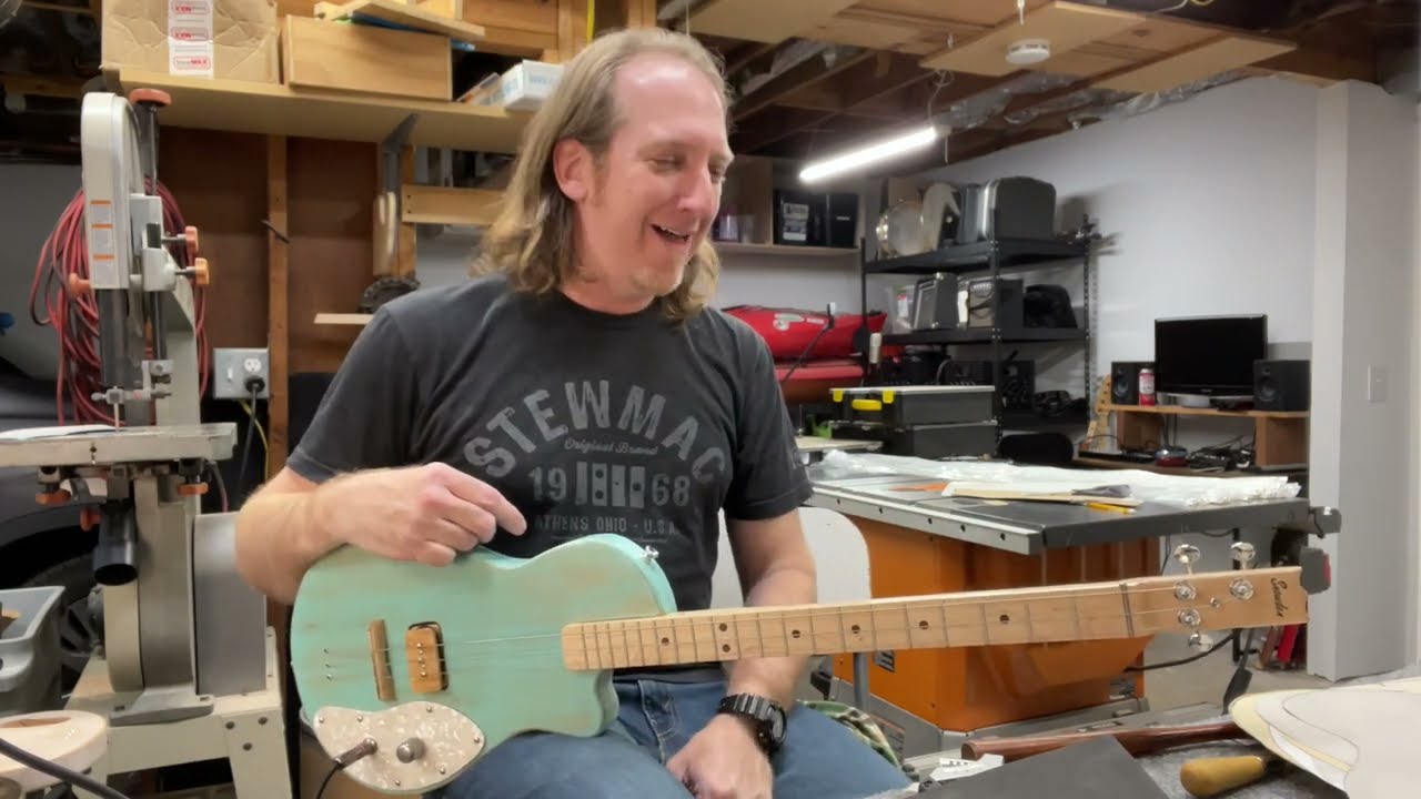 3 String Thursday #40 Solid Body Single Cutaway Guitar - Mike Snowden - Snowden Guitars