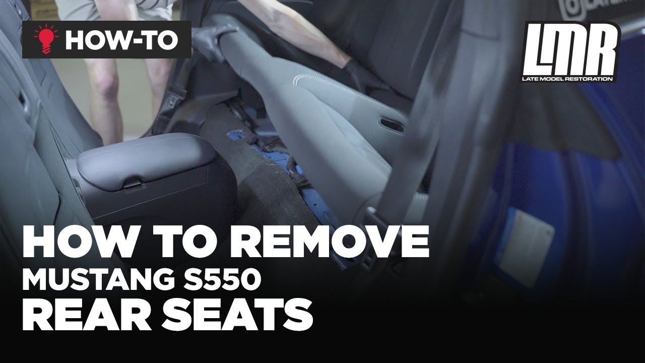 How To Remove S550 Mustang Rear Seats (2015-2023)