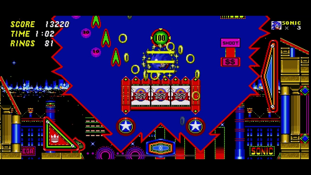 Sonic the Hedgehog 2 Mobile: Casino Night Zone Walkthrough (No Deaths)