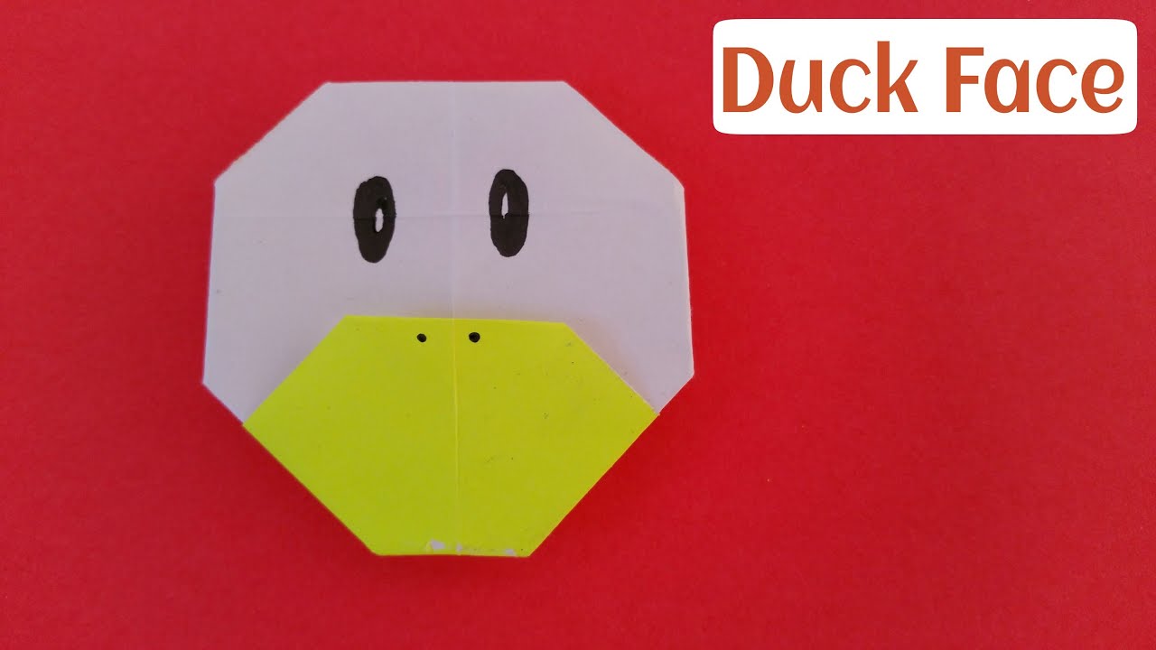 Duck Face - DIY Origami Tutorial by Paper Folds for Beginners