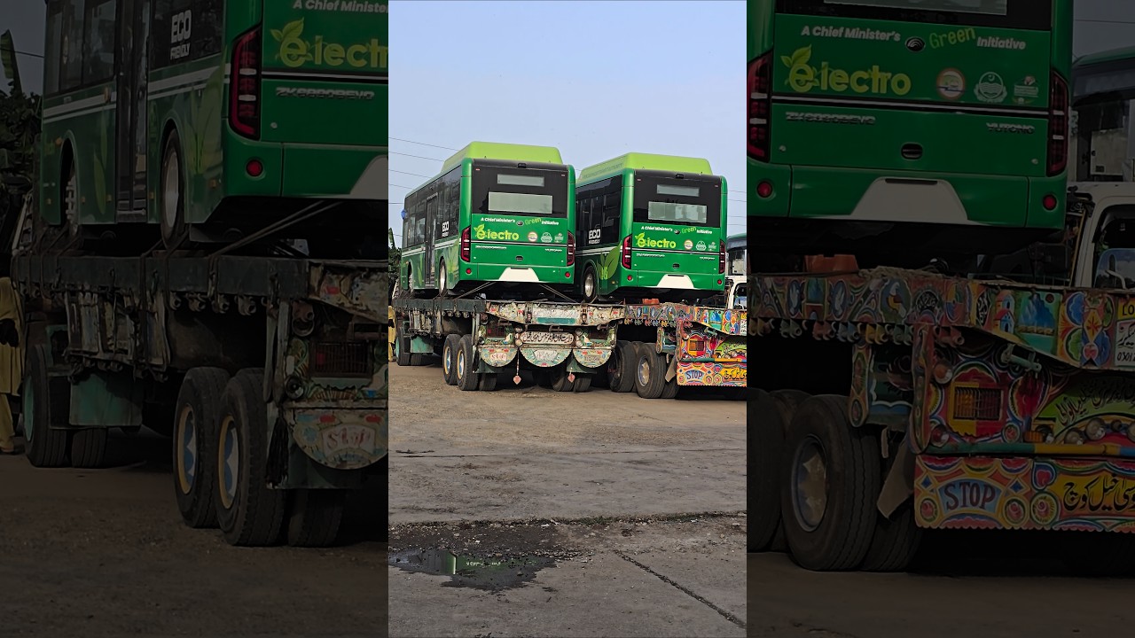 Electric buses in Jhelum