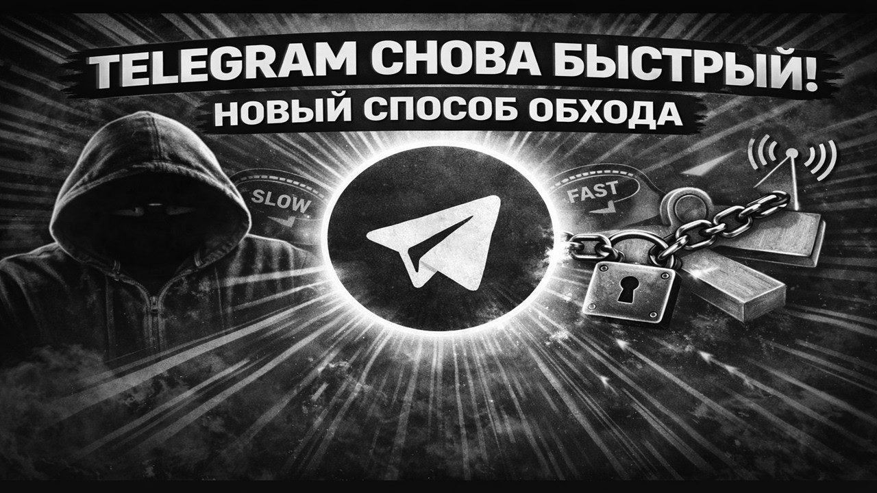Telegram снова быстрый! Новый способ обхода