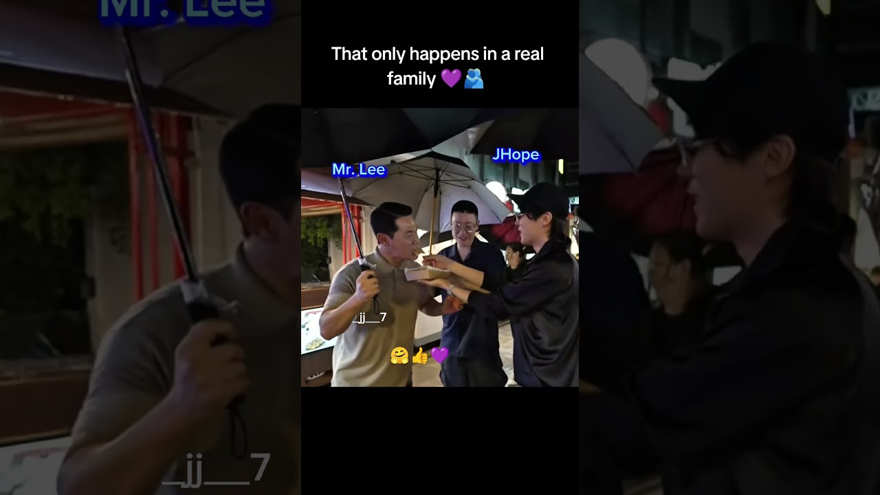 JHope and Mr. Lee eating together 💜 It's a family 💜 #bts