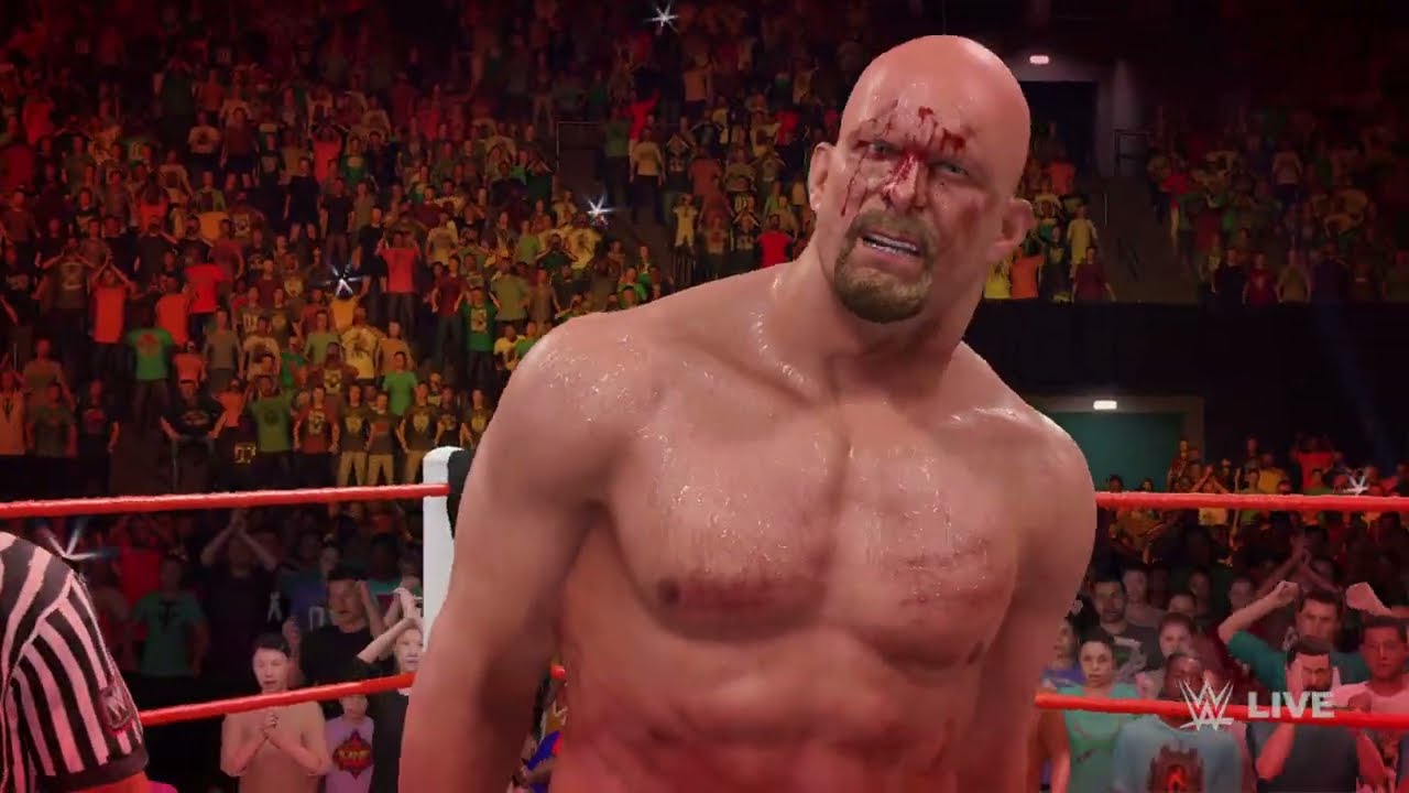 Stone Cold Steve Austin vs Triple H – World Heavyweight Championship | WWE 2K25 Gameplay