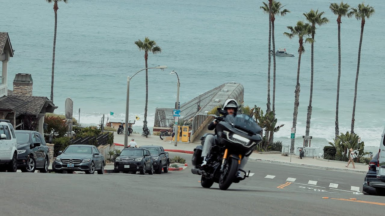 Raw Sound of a  Harley-Davidson │ ASMR in San Clemente, CA