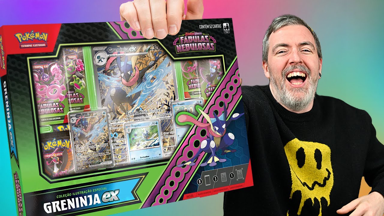 Pokemon TCG SV Shrouded Fable Greninja EX Special Collection Box Opening