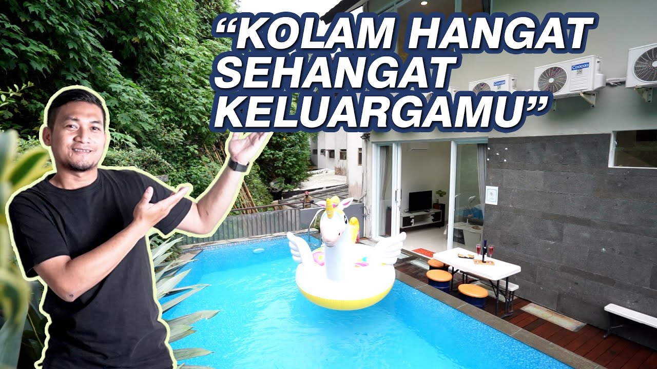 ADA KOLAM AIR HANGAT NYA NIH  DI VILLA DAGO PAKAR INI!! | VILLA DAGO PAKAR BANDUNG | KLIK VILLA M-18