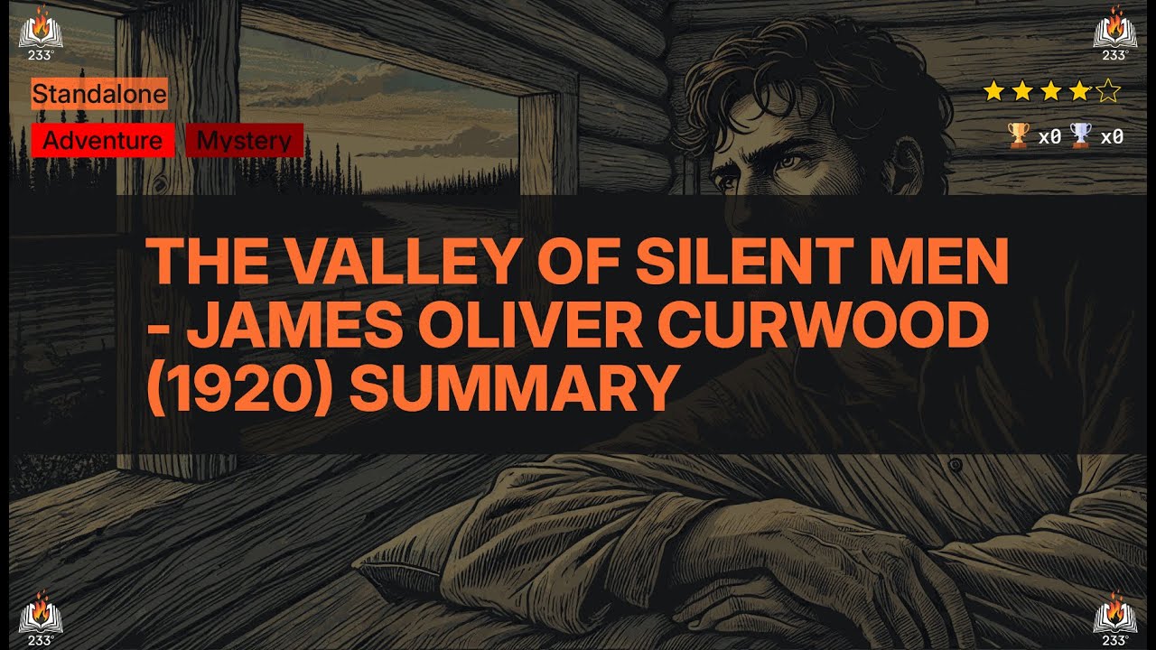 The Valley of Silent Men - James Oliver Curwood (1920) Summary - 3.88 ⭐️